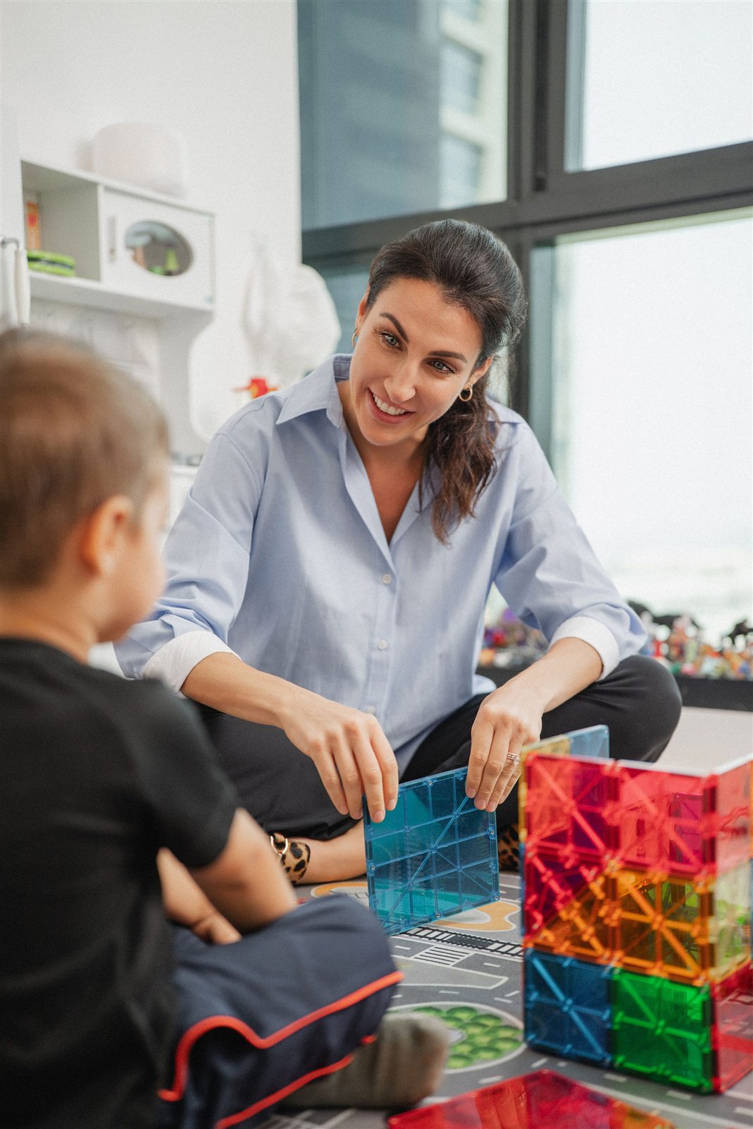 Child psycho-educational assessment session at WellnessHub