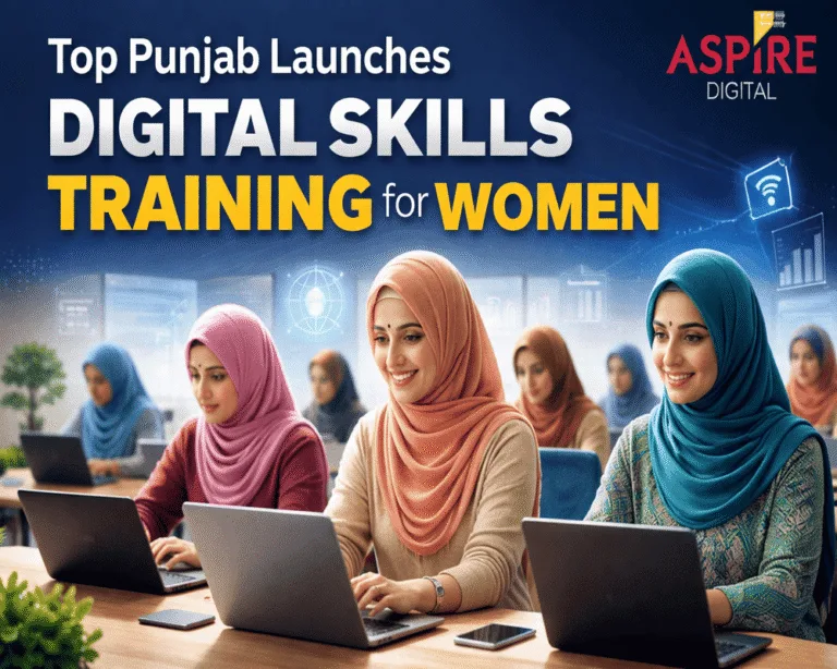 Digital skills training for women in Punjab