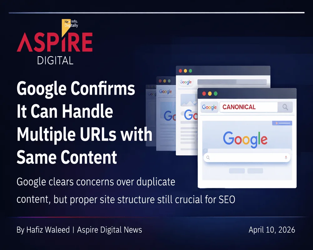 Google's handling of identical URLs